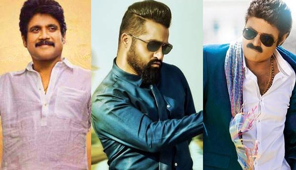 jr ntr nannaku prematho,balakrishan dictator,nagarjuna soggade chinni nayana  లుక్కులతోనే చంపేశారు పో...